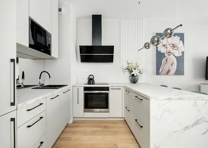 شقة Modern With Parking & Balcony Remote Work Malta Area By Renters Prestige *